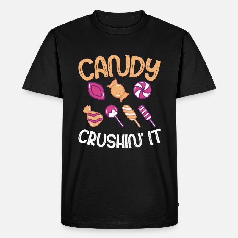 Candy Gift - Männer Premium Bio T-Shirt - Schwarz
