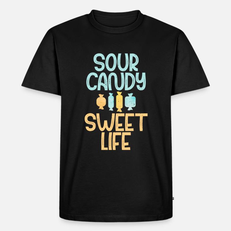 Candy Gift - Männer Premium Bio T-Shirt - Schwarz