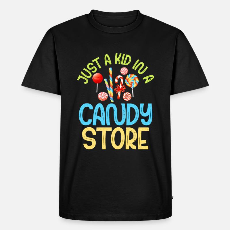 Candy Gift - Männer Premium Bio T-Shirt - Schwarz