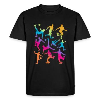 Soccer Soccer Girls Soccer Player Kids - Men's Premium Organic T-Shirt - black - Front - Nico (187cm)