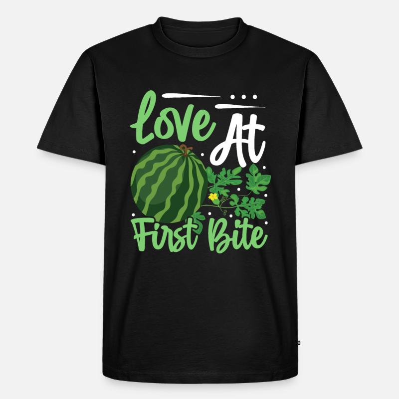 Melon Gift - Männer Premium Bio T-Shirt - Schwarz
