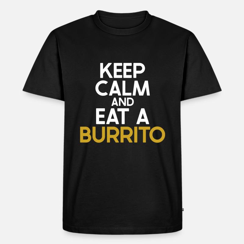 Burrito Gift - Männer Premium Bio T-Shirt - Schwarz