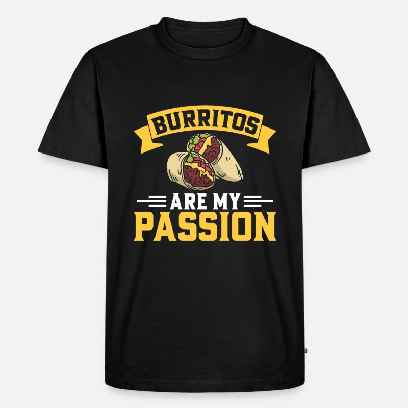 Burrito Gift - Männer Premium Bio T-Shirt - Schwarz