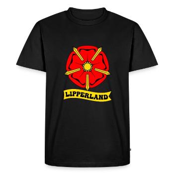 Lipperland, East Westphalia, Lippe Rose, Lippe - Men's Premium Organic T-Shirt - black - Front - Nico (187cm)