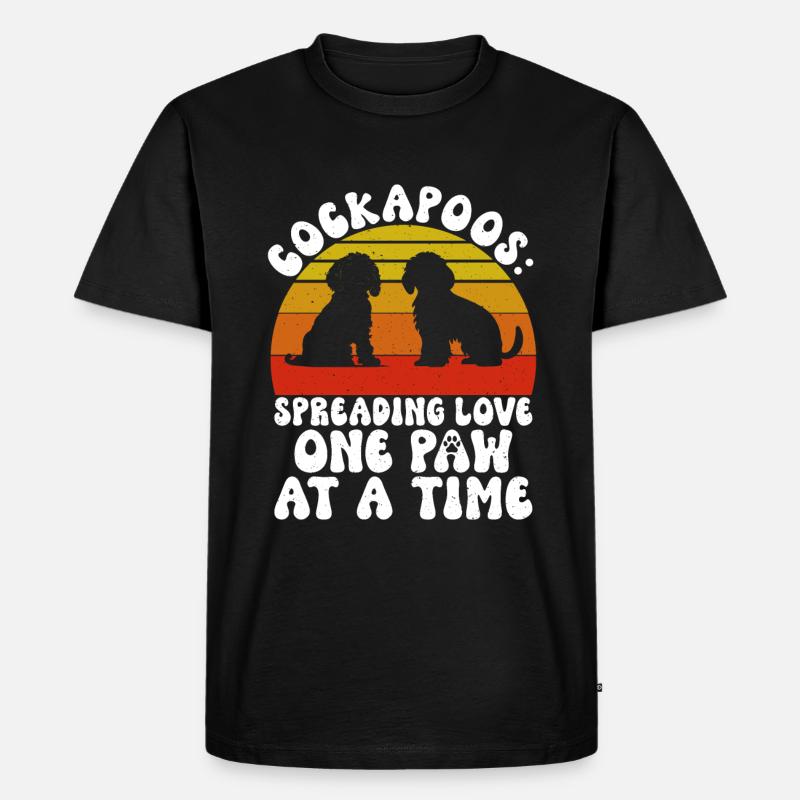 Cockapoo Gifts - Männer Premium Bio T-Shirt - Schwarz