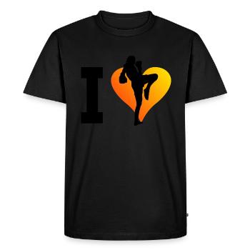 Thai Boxing Thai Boxing Men Thai Boxing Women - Men's Premium Organic T-Shirt - black - Front - Nico (187cm)