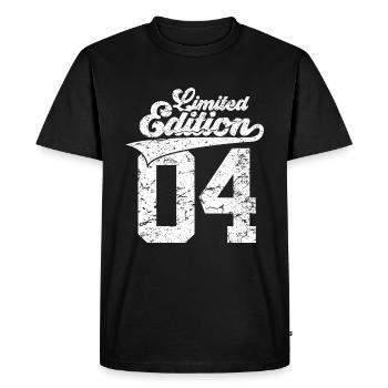 22ND BIRTHDAY LIMITED EDITION 2004 - Men's Premium Organic T-Shirt - black - Front - Nico (187cm)