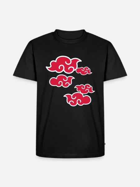 Clouds - Men's Premium Organic T-Shirt - black
