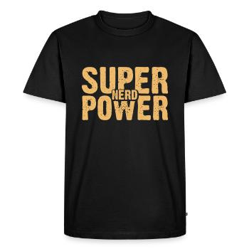 Énonciations mathématiques, cadeaux, par exemple anniversaire, jour de Nerd Pi - T-shirt Premium bio Homme - noir - Devant - Nico (187cm)