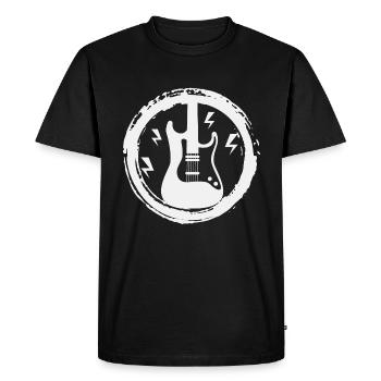 Guitare électrique - Guitar - Metal - Rock - Band - T-shirt Premium bio Homme - noir - Devant - Nico (187cm)