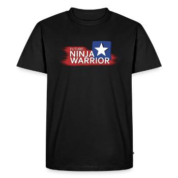 Futur guerrier ninja - T-shirt Premium bio Homme - noir - Devant - Nico (187cm)