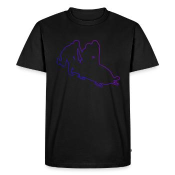 Women's two-man bobsleigh bobsleigh bobsleigh track bobsleigh ride - Men's Premium Organic T-Shirt - black - Front - Nico (187cm)
