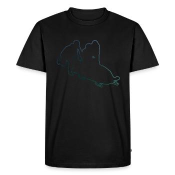 Women's bobsleigh bobsleigh bobsleigh track Bobsleigh two-man bobsleigh - Men's Premium Organic T-Shirt - black - Front - Nico (187cm)