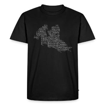 Men's two-man bobsleigh Bobsleigh Bobsleigh Run - Men's Premium Organic T-Shirt - black - Front - Nico (187cm)