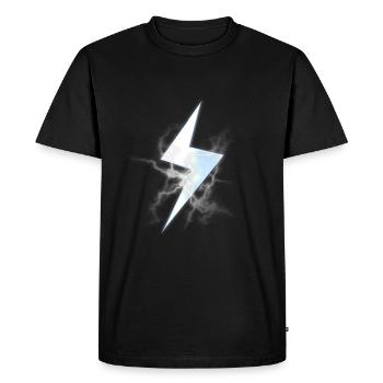 grève de la foudre - T-shirt Premium bio Homme - noir - Devant - Nico (187cm)