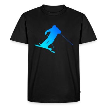 Ski Freestyle Hommes Ski Freestyle Saut à ski - T-shirt Premium bio Homme - noir - Devant - Nico (187cm)