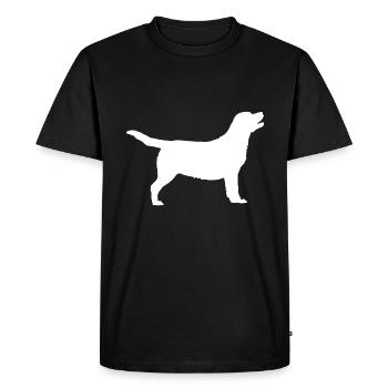 Labrador - T-shirt Premium bio Homme - noir - Devant - Nico (187cm)