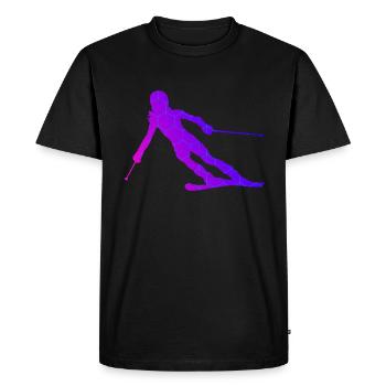 Cascadeur Ski Freestyle Skieurs Femmes Ski - T-shirt Premium bio Homme - noir - Devant - Nico (187cm)