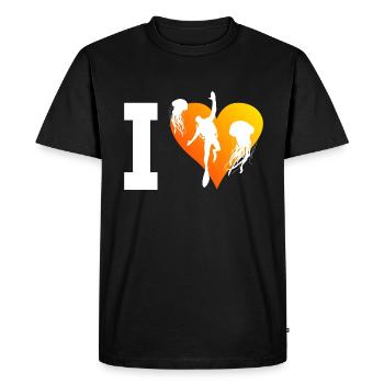 Free Dive Scuba Diver Dive Diver Divers - Men's Premium Organic T-Shirt - black - Front - Nico (187cm)