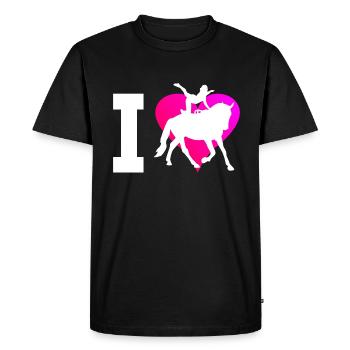 Artistic gymnastics on horseback Athletic discipline - Men's Premium Organic T-Shirt - black - Front - Nico (187cm)