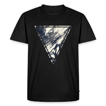 Marbre - T-shirt Premium bio Homme - noir - Devant - Nico (187cm)