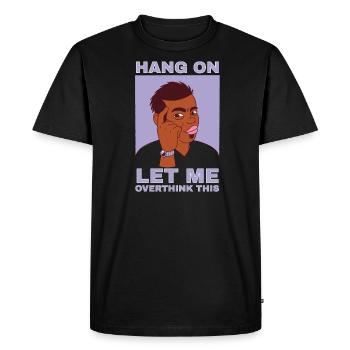 Restez debout, laissez-moi ce gars - T-shirt Premium bio Homme - noir - Devant - Nico (187cm)