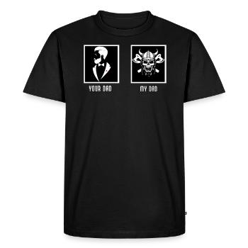 Your Father My Father Gentleman Sharp Weapons - Men's Premium Organic T-Shirt - black - Front - Nico (187cm)
