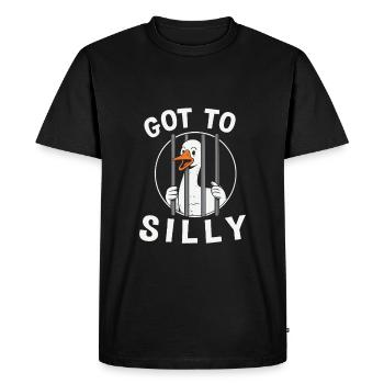 Got to Silly - T-shirt Premium bio Homme - noir - Devant - Nico (187cm)