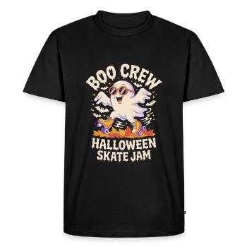 Boo Crew Skate Jam Halloween - T-shirt Premium bio Homme - noir - Devant - Nico (187cm)