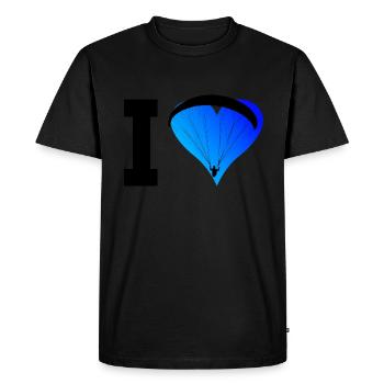 Parapente Parapente Hommes Parapente - T-shirt Premium bio Homme - noir - Devant - Nico (187cm)