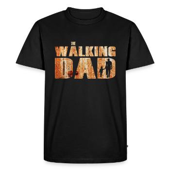 The walking dad - T-shirt Premium bio Homme - noir - Devant - Nico (187cm)