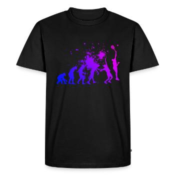 Paddle Tennis Paddle Court Femmes Paddle Court Paddle Tennis - T-shirt Premium bio Homme - noir - Devant - Nico (187cm)