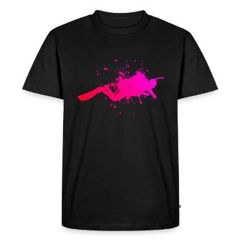 Scuba Diver Scuba Diver Scuba Diving - Men's Premium Organic T-Shirt - black - Front - Nico (187cm)