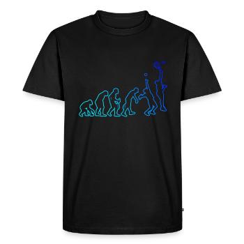 Raquette de padel Paddle Court Raquette de padel - T-shirt Premium bio Homme - noir - Devant - Nico (187cm)