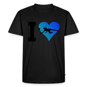 Volleyball players Volleyball players Playing volleyball - Men's Premium Organic T-Shirt - black - Front - Nico (187cm)