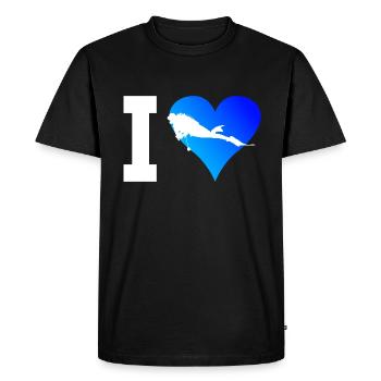 Plongée sous-marine Hommes Plongeur sous-marin - T-shirt Premium bio Homme - noir - Devant - Nico (187cm)