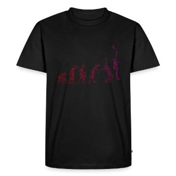 Raquette Femme Raquette Padel Paddle Tennis - T-shirt Premium bio Homme - noir - Devant - Nico (187cm)