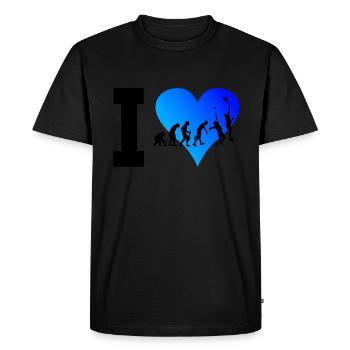 Raquette de padel Paddle Tennis Homme - T-shirt Premium bio Homme - noir - Devant - Nico (187cm)