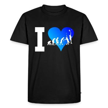 Men's Paddle Women's Racket Paddle Racket - Men's Premium Organic T-Shirt - black - Front - Nico (187cm)