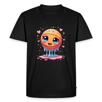 Basketball Basketteur Joueur Boys - T-shirt Premium bio Homme - noir - Devant - Nico (187cm)