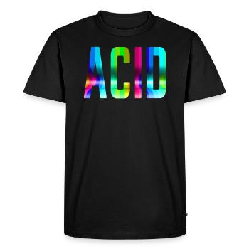 Acid House Techno Raver DJ Festival Party Gift - T-shirt Premium bio Homme - noir - Devant - Nico (187cm)