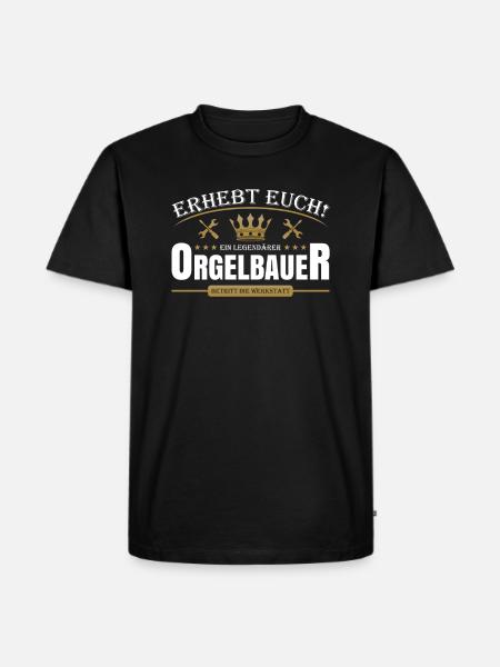 Orgelbauer - Männer Premium Bio T-Shirt - Schwarz