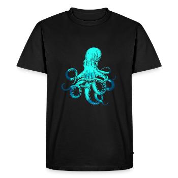 Animal marin sous-marin - T-shirt Premium bio Homme - noir - Devant - Nico (187cm)