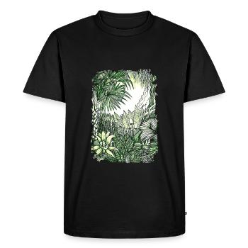 Jungle Rainforest Conservation Amazonas Nature - T-shirt Premium bio Homme - noir - Devant - Nico (187cm)