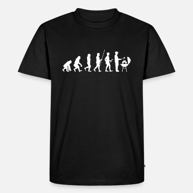 Évolution du cricket - T-shirt Premium bio Homme - noir