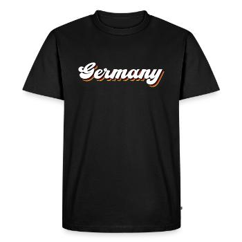 Allemagne - T-shirt Premium bio Homme - noir - Devant - Nico (187cm)