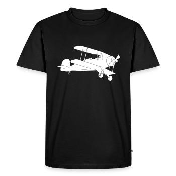 Bücker Jungmeister Pilot Flugzeug - T-shirt Premium bio Homme - noir - Devant - Nico (187cm)