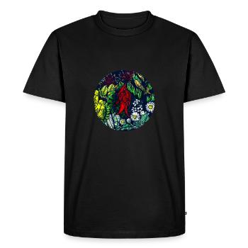 Forêt tropicale tropique protection de l'environnement nature changement climatique - T-shirt Premium bio Homme - noir - Devant - Nico (187cm)