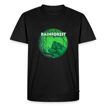 Forêt tropicale tropique protection de l'environnement nature changement climatique - T-shirt Premium bio Homme - noir - Devant - Nico (187cm)