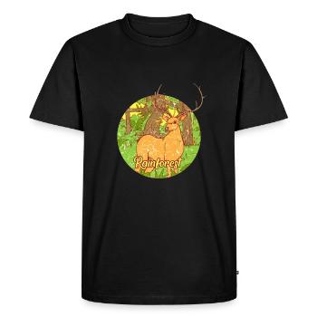 Forêt tropicale tropique protection de l'environnement nature changement climatique - T-shirt Premium bio Homme - noir - Devant - Nico (187cm)